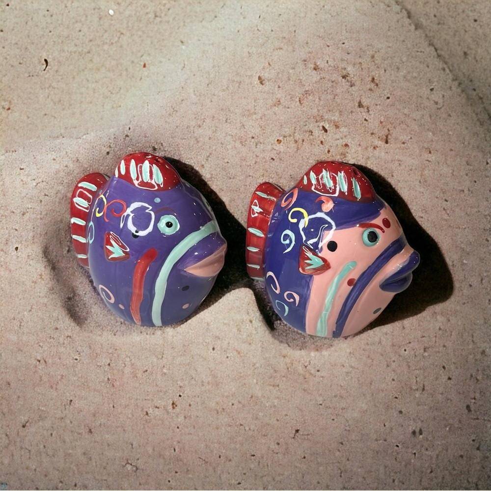 Fish Salt and Pepper Shaker Set